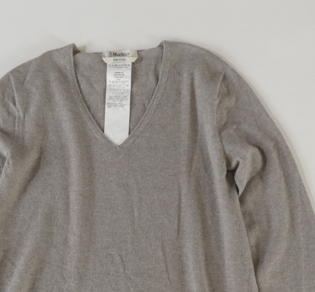 タグ付✨マックスマーラ テーラードジャケット グレー 38 ウール 高級
