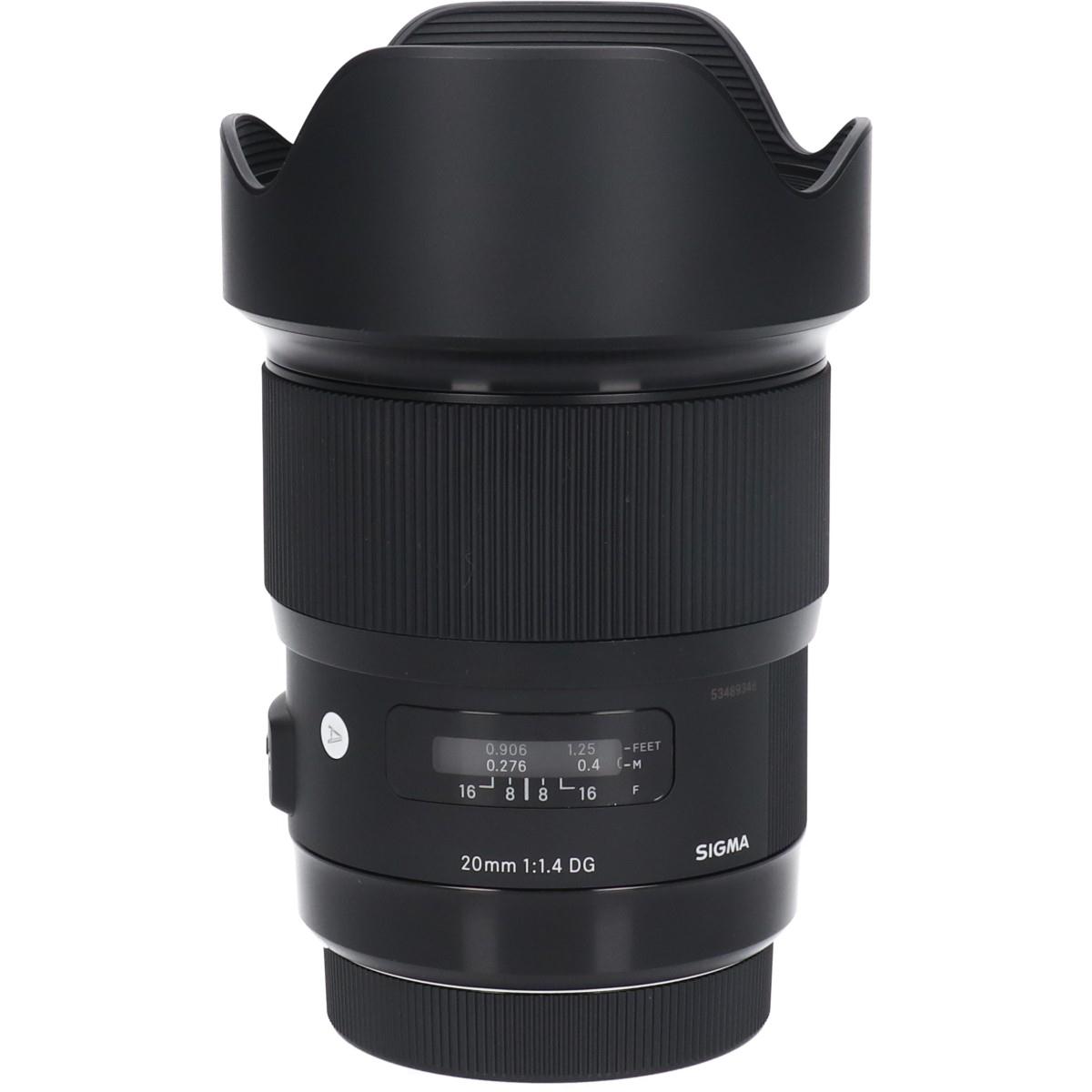 【中古】（非常に良い）SIGMA 単焦点レンズ Art 20mm F1.4 DG HSM キヤノン用 フルサイズ対応 20mm F1.4 DG HSM [キヤノン用] 中古価格比較 - 価格.com