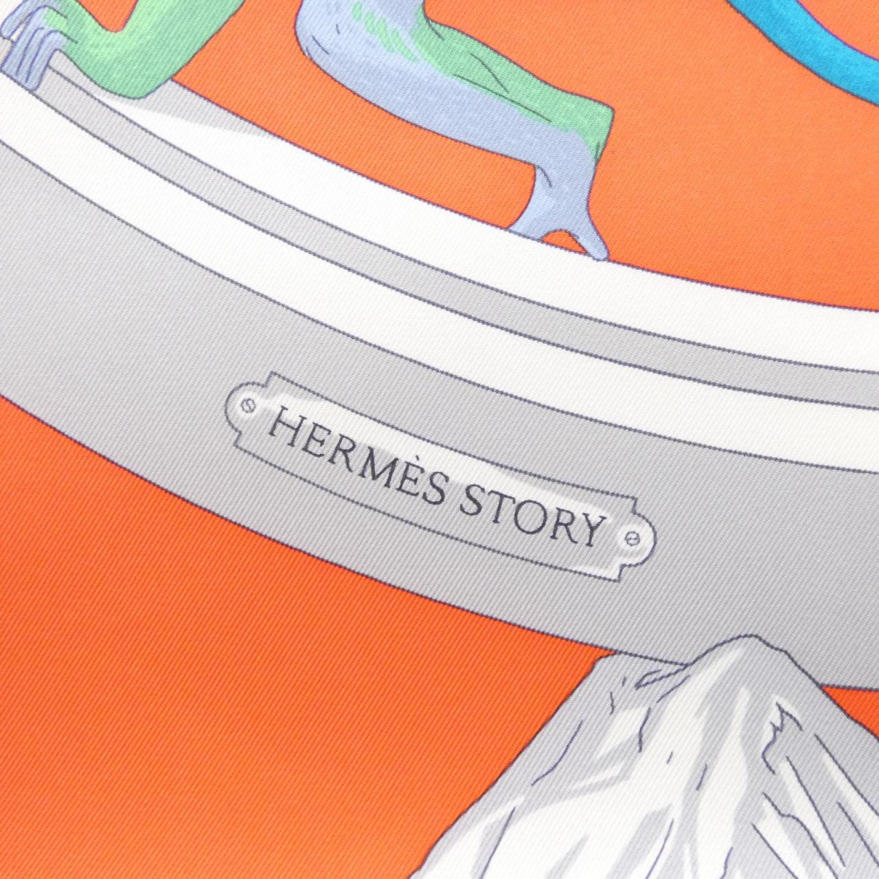 【未使用品】エルメス HERMES STORY カレ 003875S スカーフ