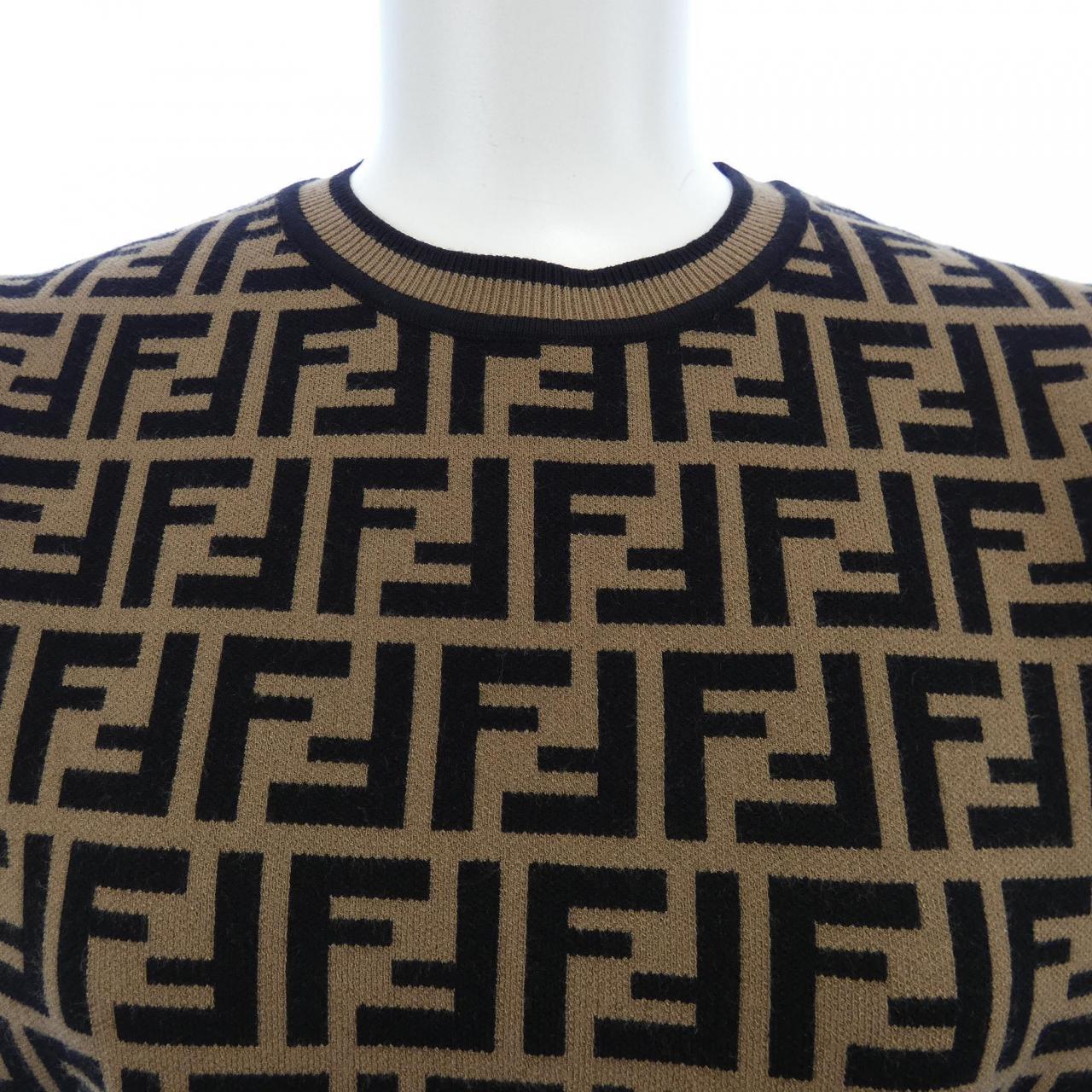 Authentic FENDI FF motif FZY702 A5QG Knitwear #270-004-156-6333 | eBay