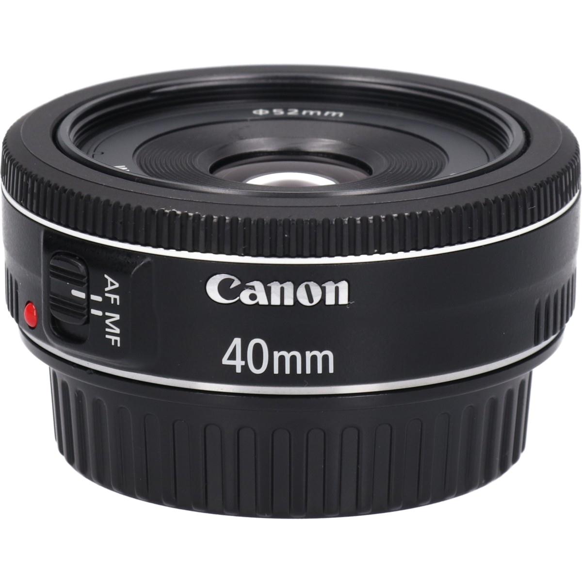 Canon 単焦点レンズ EF40mm F2.8 STM 中古美品 ❤︎美品❤︎Canon 単焦点レンズ EF40mm F2.8 STM ホワイト EFレンズ