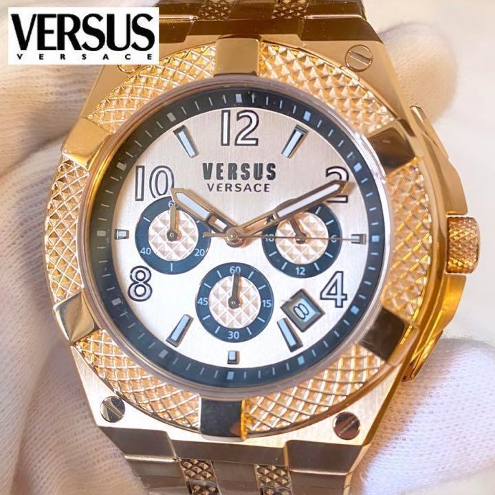 新品 ヴェルサス ヴェルサーチ メンズ腕時計 ローズゴールド海外限定人気モデルのフリマ商品 | KANTE 【KOMEHYO】