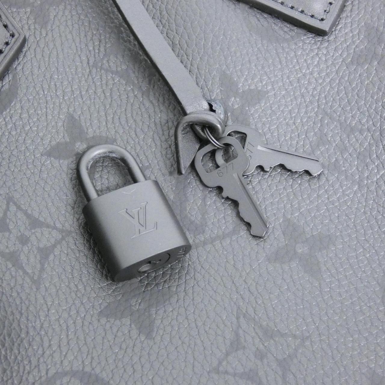 Authentic LOUIS VUITTON Monogram Leather Speedy P9 Bandouliere