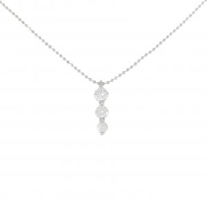 KOMEHYO|PT Three Stone Diamond Necklace 0.702CT|Jewelry|Necklace