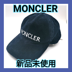 モンクレール MONCLER キャップ コーディロイ ネイビー 新品未使用