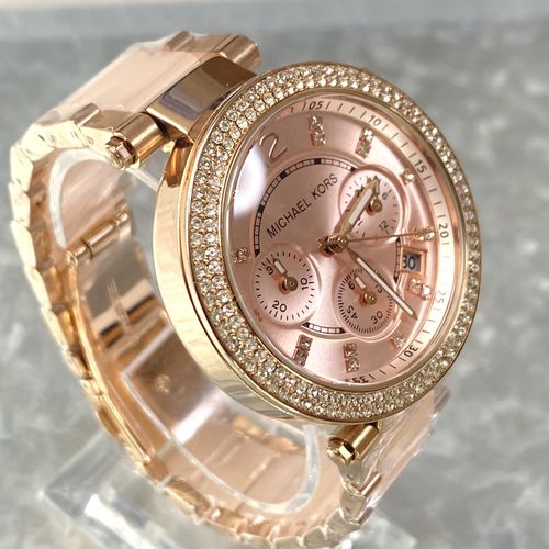 Michael Kors クオーツ 新品 おしゃれ マイケルコース 女性レディース腕時計 ピンク ゴールド ウォッチのフリマ商品 Kante Komehyo