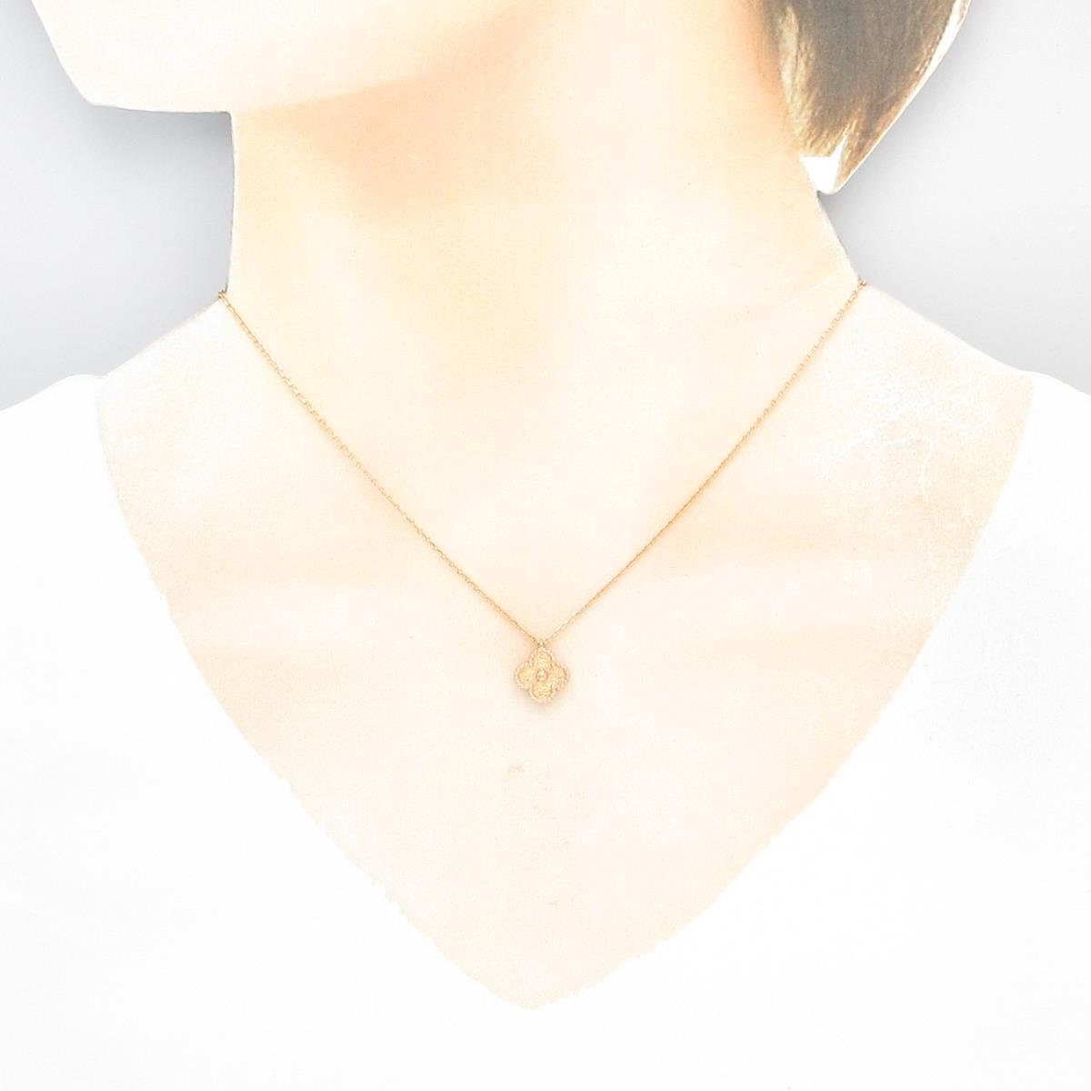 贈る結婚祝い ヴァンクリーフ アーペル スウィートアルハンブラ ネックレス ネックレス Zir Clinic