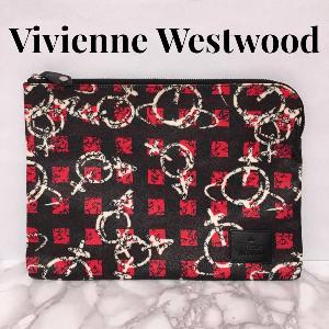 【美品】Vivienne Westwood クラッチバッグ 赤 ヴィヴィアン