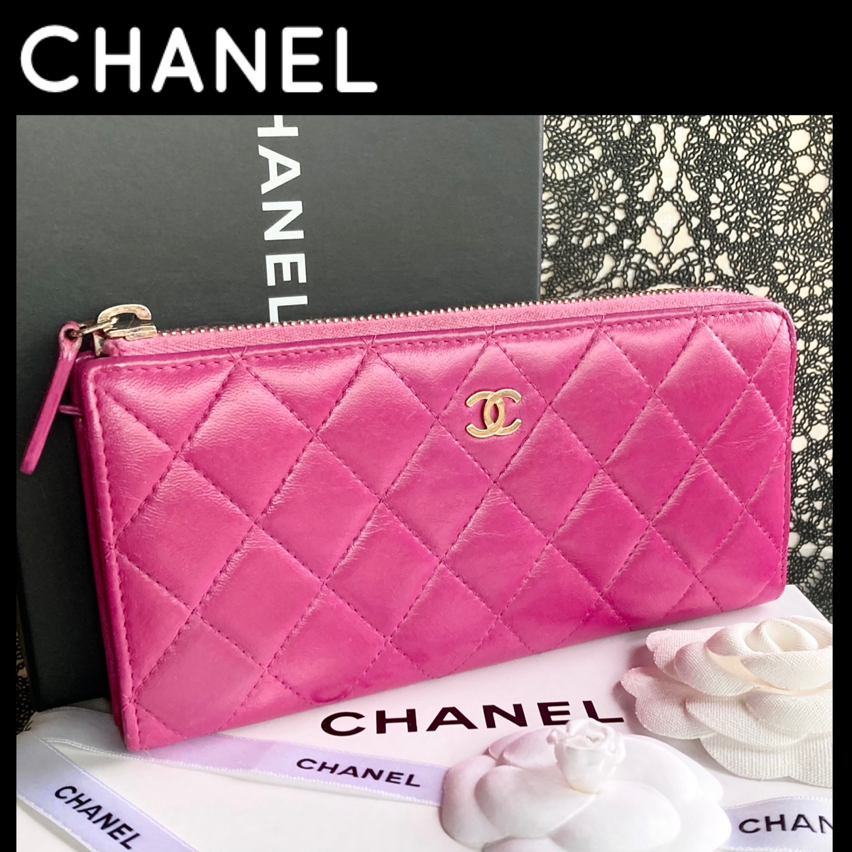 ノート】 CHANEL - CHANEL シャネル 手帳 マトラッセ 超美品の通販 by