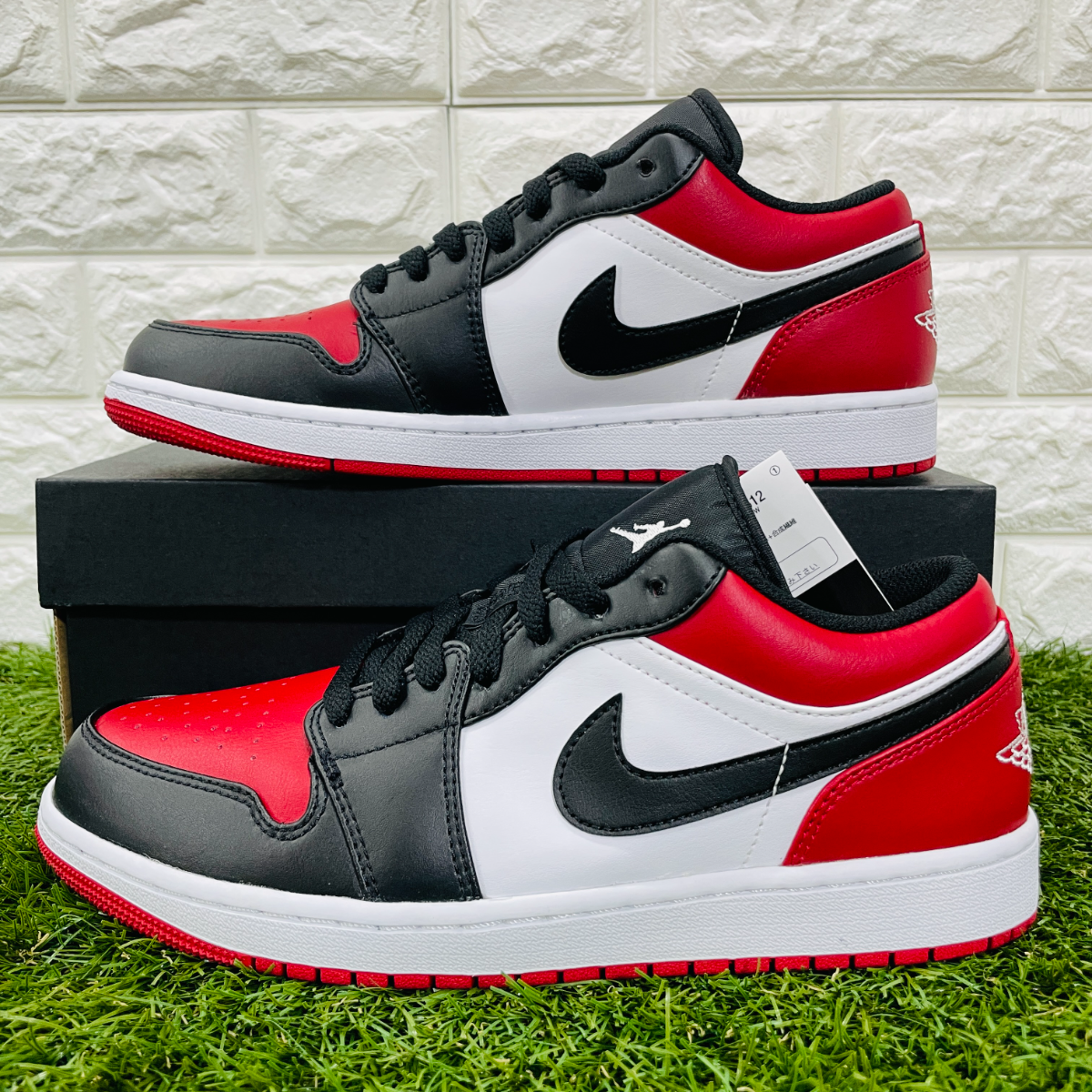 28 5cm ナイキ エアジョーダン 1 ロー Nike Aj1 メンズ スニーカー 赤白黒のフリマ商品 Kante Komehyo