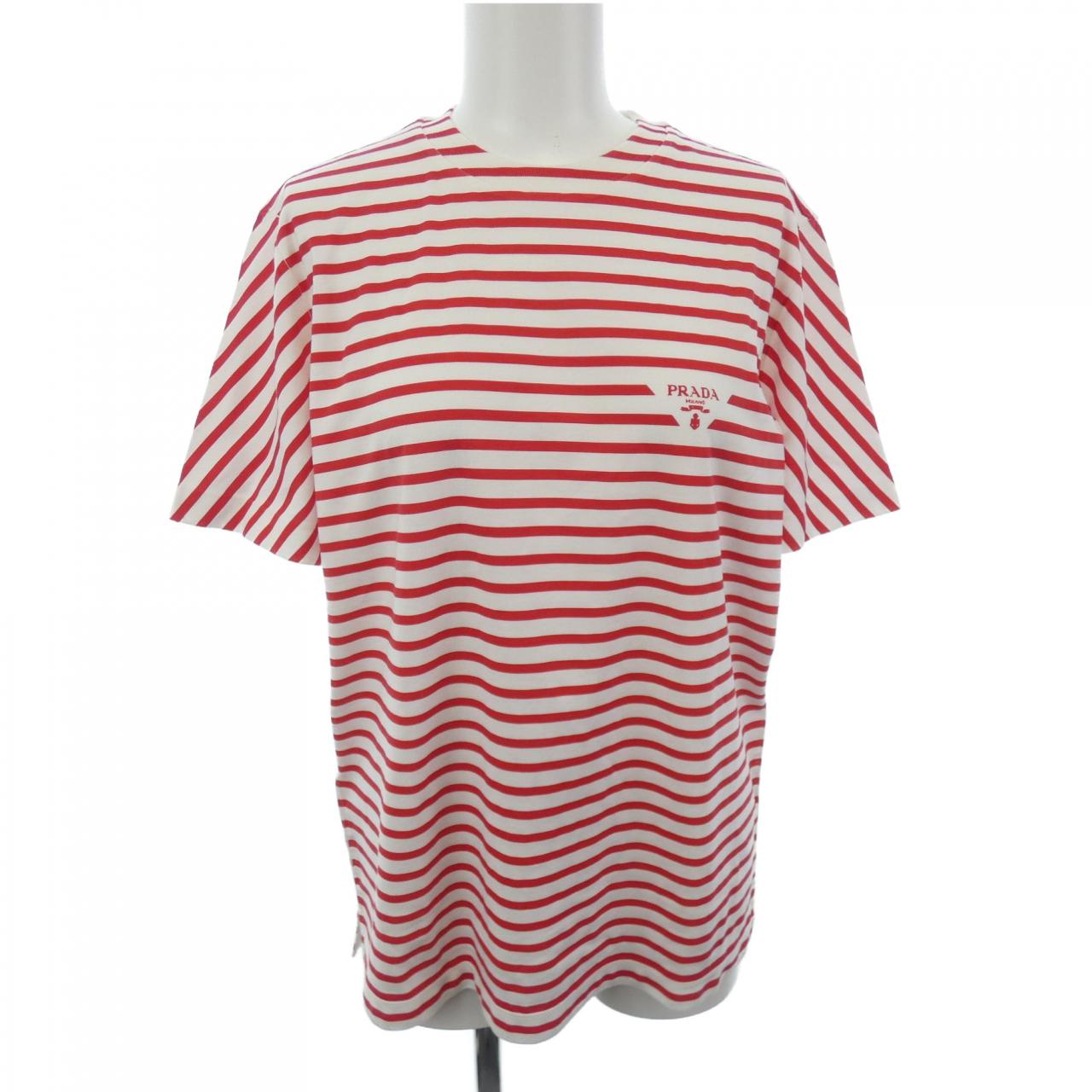 PRADA Tシャツ プラダ PRADA Tシャツ カットソー ブラック メンズ PRADA UJN896
