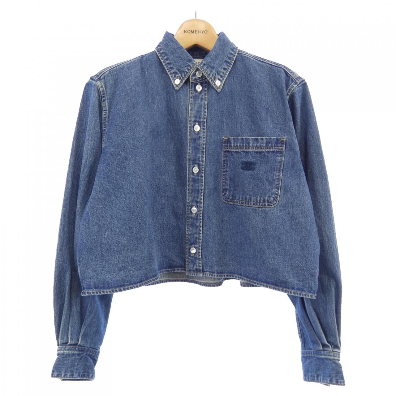 CELINEデニムシャツ CELINE セリーヌ デニムシャツ/ウエスタンシャツ/WESTERN SHIRT メンズ