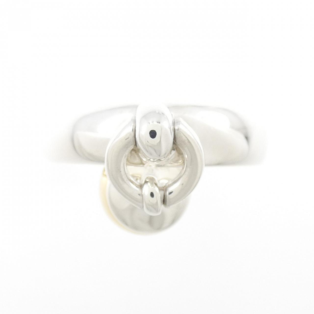 Authentic VINTAGE Tiffany & Co. 925 750YG Ring #260-006-405-0201  