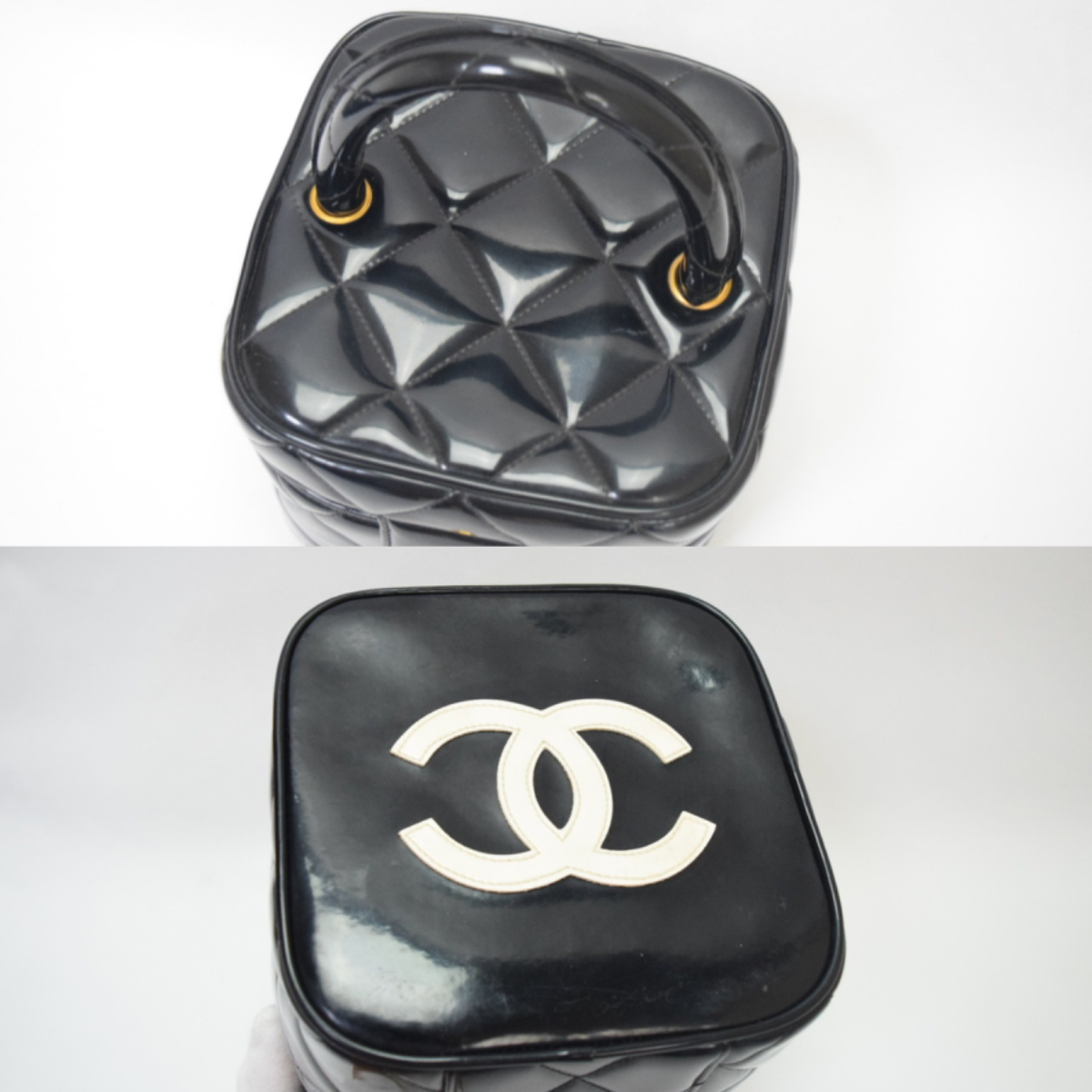 送料込み CHANEL シャネル バニティバッグ ハンドバッグ マトラッセ