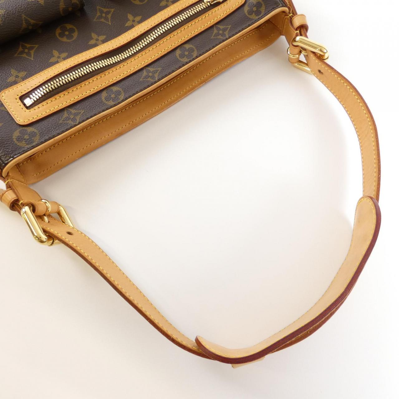 Authentic LOUIS VUITTON Monogram Hadson GM M40045+J54394