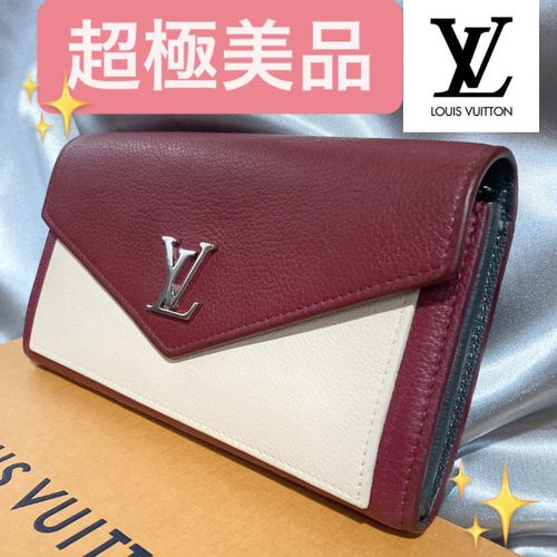 超極美品 正規品 ルイヴィトン ポルトフォイユ マイロックミー 長財布 赤白黒のフリマ商品 Kante Komehyo