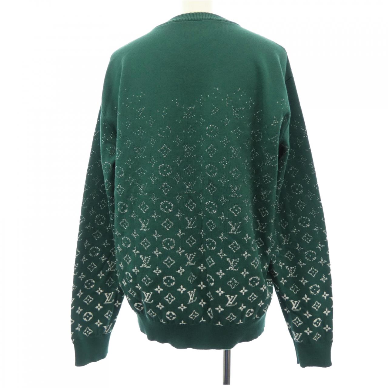 Louis Vuitton レース模様 五分袖ニット XL Louis Vuitton レース模様 五分袖ニット XL Louis Vuitton