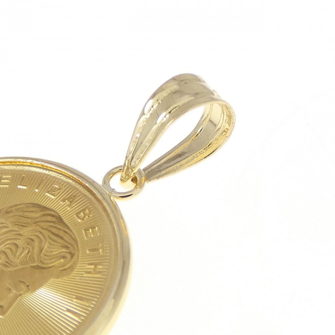 Y.Gページ Authentic K18YG frame Coin Pendant #260-007-830-0712 | eBay