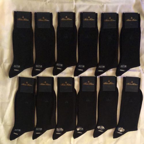 Brooks Brothers ブルックスブラザーズ 靴下 ソックス ビジネス 福助 25 27cm 12足組のフリマ商品 Kante Komehyo