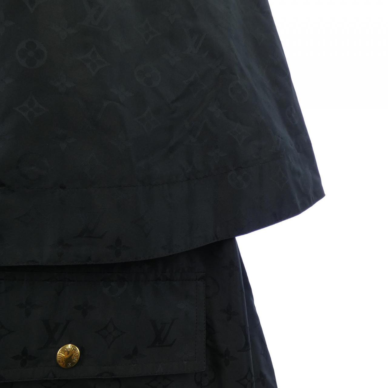 Authentic LOUIS VUITTON Sleeveless Parka Cape FMOW82FLX Coat #230