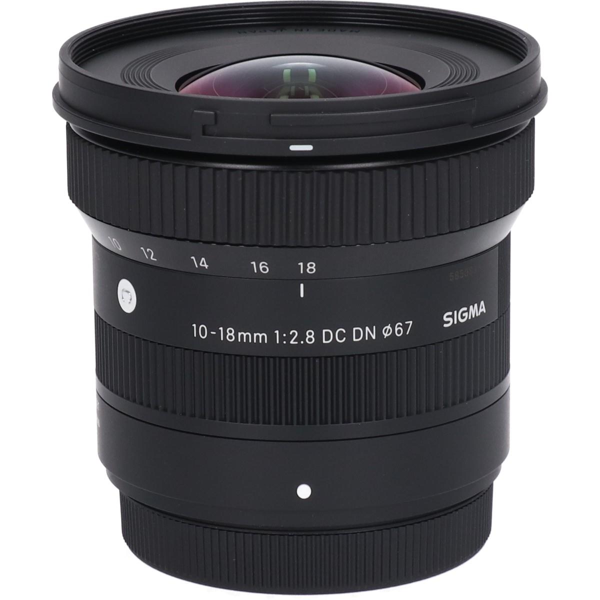 【中古】 シグマ 10-18mm F2.8 DC DN（富士フイルム用） 10-18mm F2.8 DC DN | Contemporary / 富士フイルムXマウント用: 交換