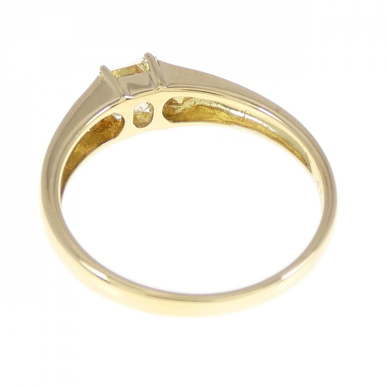 Authentic K18YG Diamond Ring 0.524CT #230-000-006-3073 | eBay