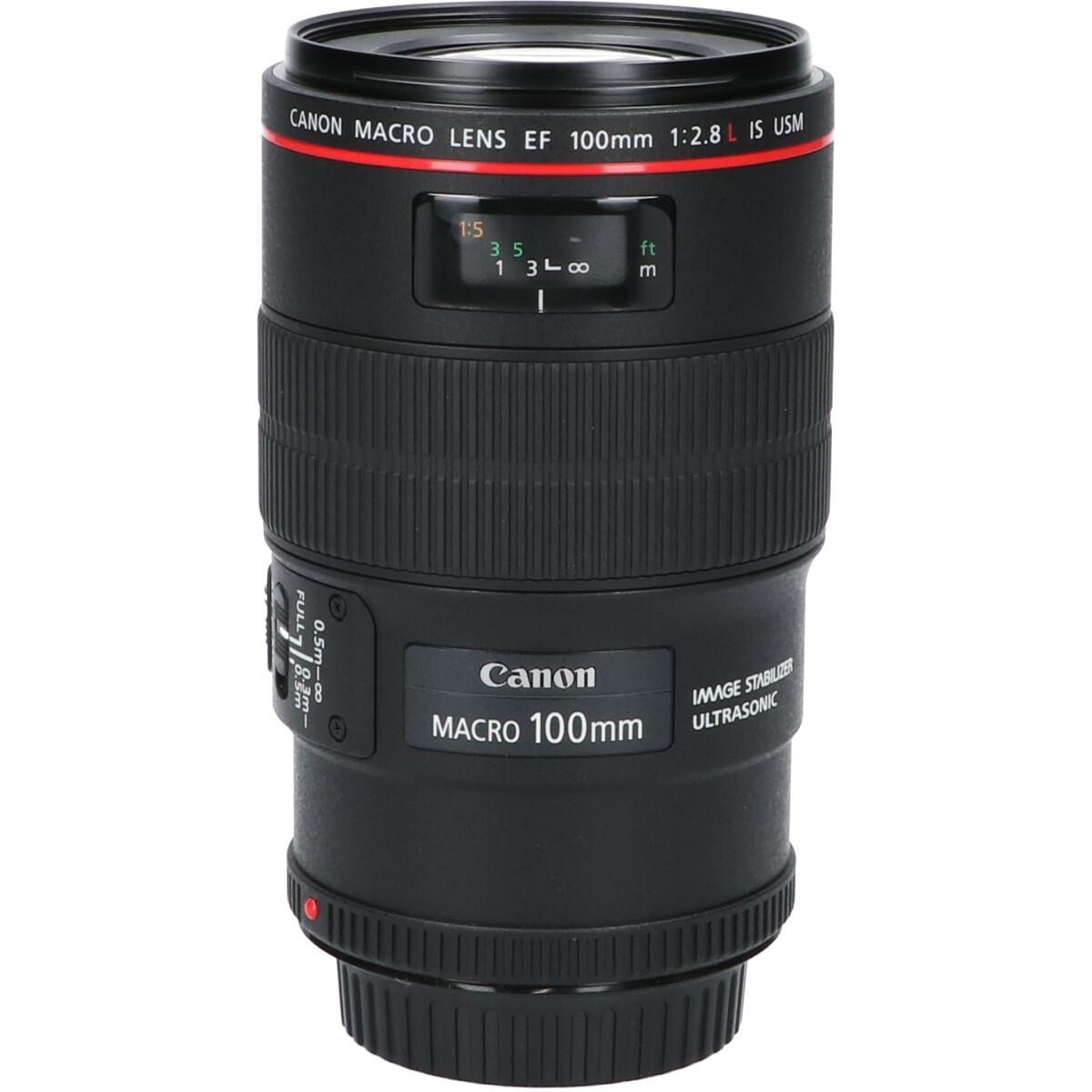 一番の EF100mm 【美品】Canon F2.8LMacro マクロ USM IS レンズ(単