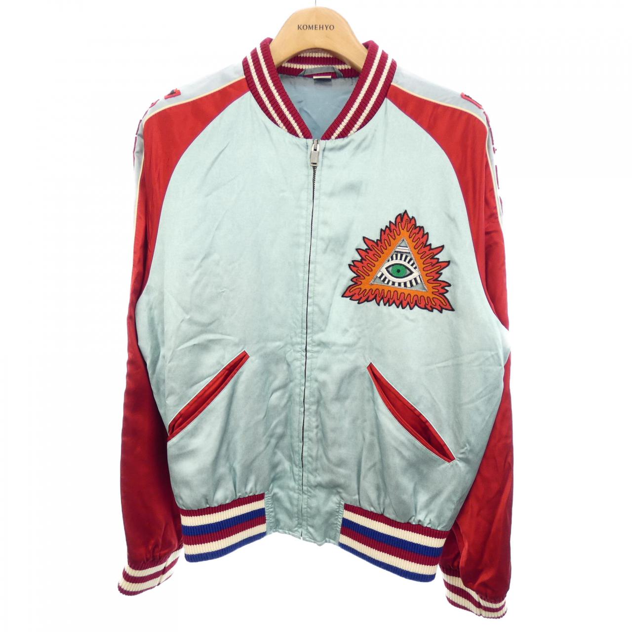 コメ兵 グッチ Gucci スカジャン グッチ メンズファッション アウター ジャケット スカジャン 公式 日本最大級のリユースデパートkomehyo