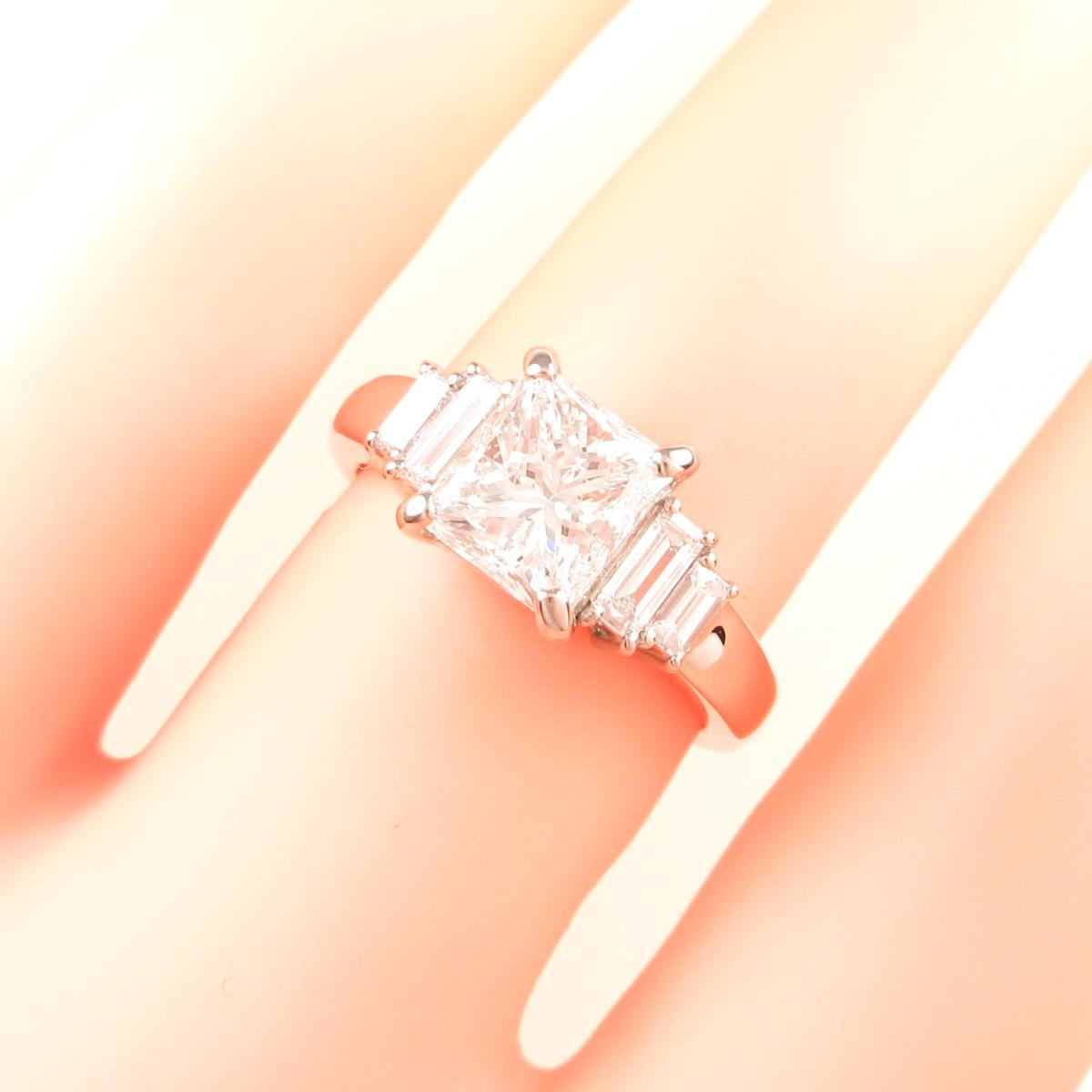 コメ兵 リメイク プラチナダイヤモンドリング ２ ０２３ｃｔ ｇ ｓｉ１ プリンセスカット 鑑定書付ダイヤモンド リング 公式 日本最大級のリユースデパートkomehyo