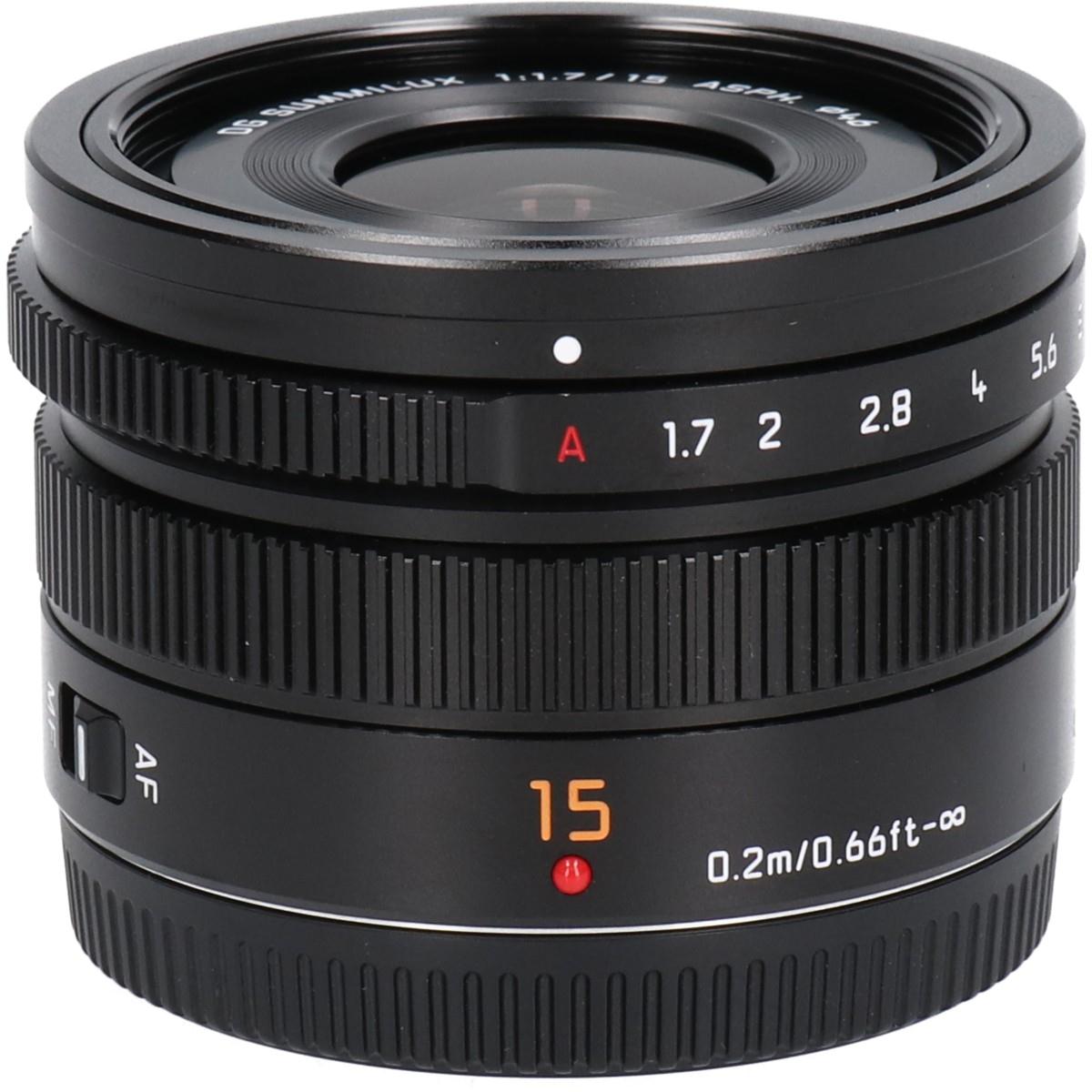 LEICA DG SUMMILUX 15mm/F1.7 ASPH. H-X015-K [ブラック] 中古価格比較