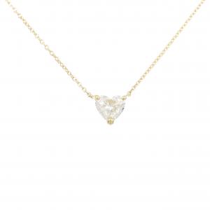 【リメイク】K18YG ダイヤモンド ネックレス 0.859CT H SI1 ハートシェイプ