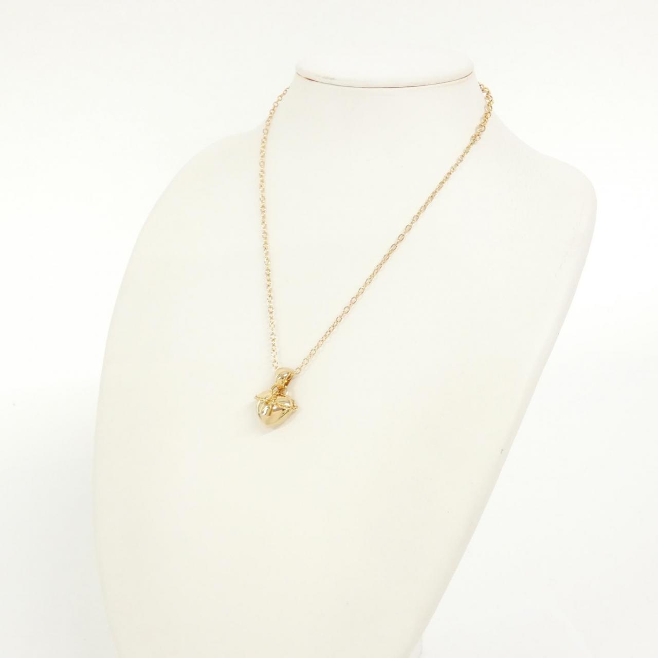 Authentic LOUIS VUITTON Pandan Tiff Lovelock M68926 Necklace