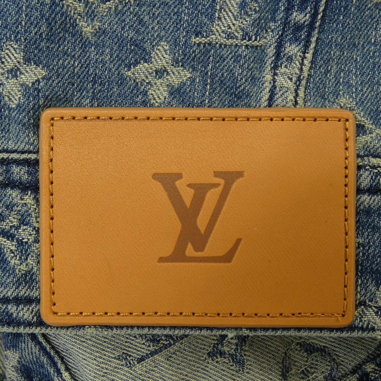 Louis Vuitton 2010s Pre-owned Patchwork Denim Jacket - Blue