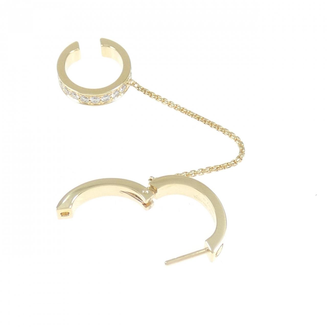 Authentic Cartier Love single Earrings Earrings Ear cuff
