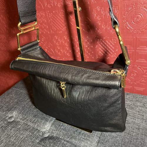 超美品 クロエ Chloe A-94 茶系 オレンジ ヴァネッサショルダー※鑑定済