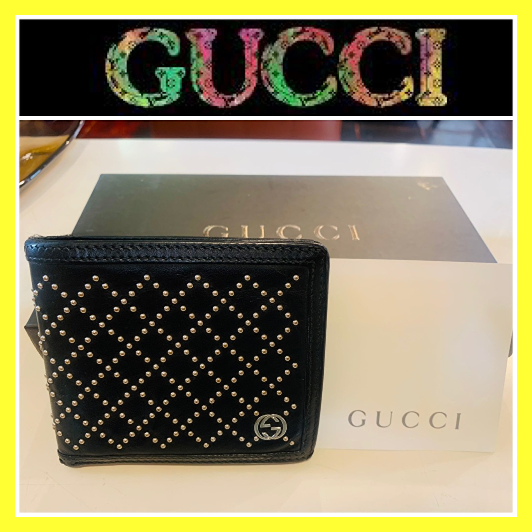 Gucciオマケ付き 匿名配送 スタッズ グッチ 財布 メンズ レディースのフリマ商品 Kante Komehyo