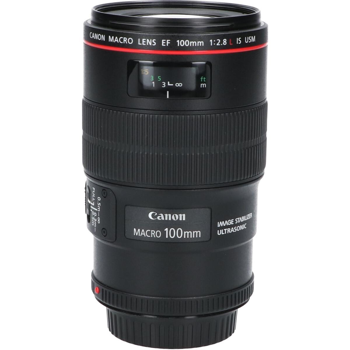 信頼】 《並品》 Canon EF100mm F2.8Lマクロ IS USM Lens 交換レンズ