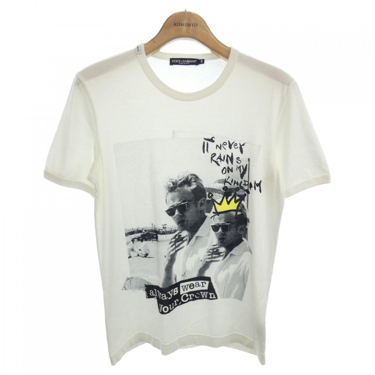 コメ兵 ドルチェアンドガッバーナ Dolce Gabbana Tシャツ ドルチェアンドガッバーナ メンズファッション トップス ｔシャツ 公式 日本最大級のリユースデパートkomehyo