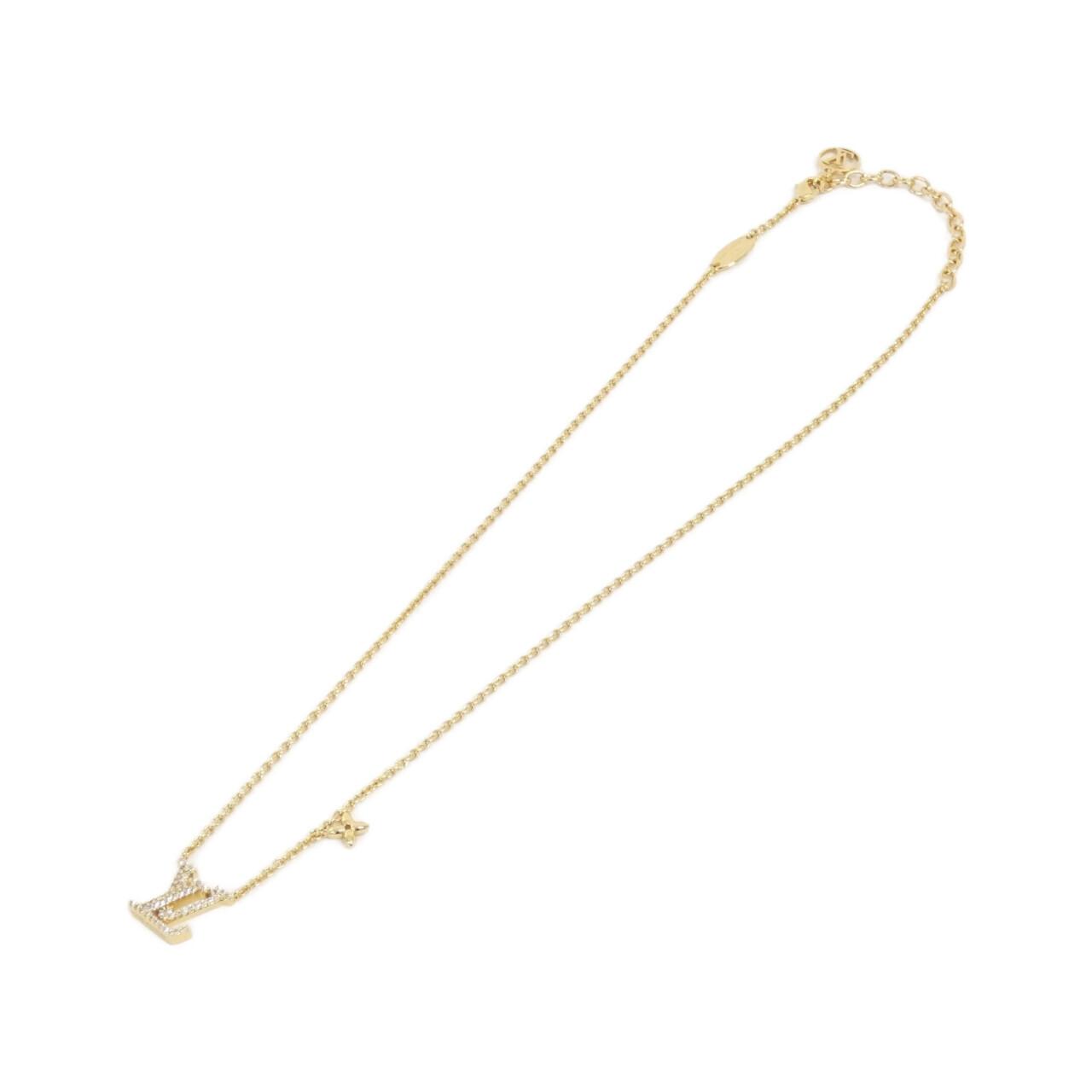 Authentic LOUIS VUITTON Necklace LV Iconic M00596 Necklace
