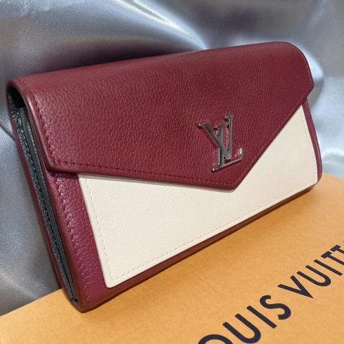 超極美品 正規品 ルイヴィトン ポルトフォイユ マイロックミー 長財布 赤白黒のフリマ商品 Kante Komehyo