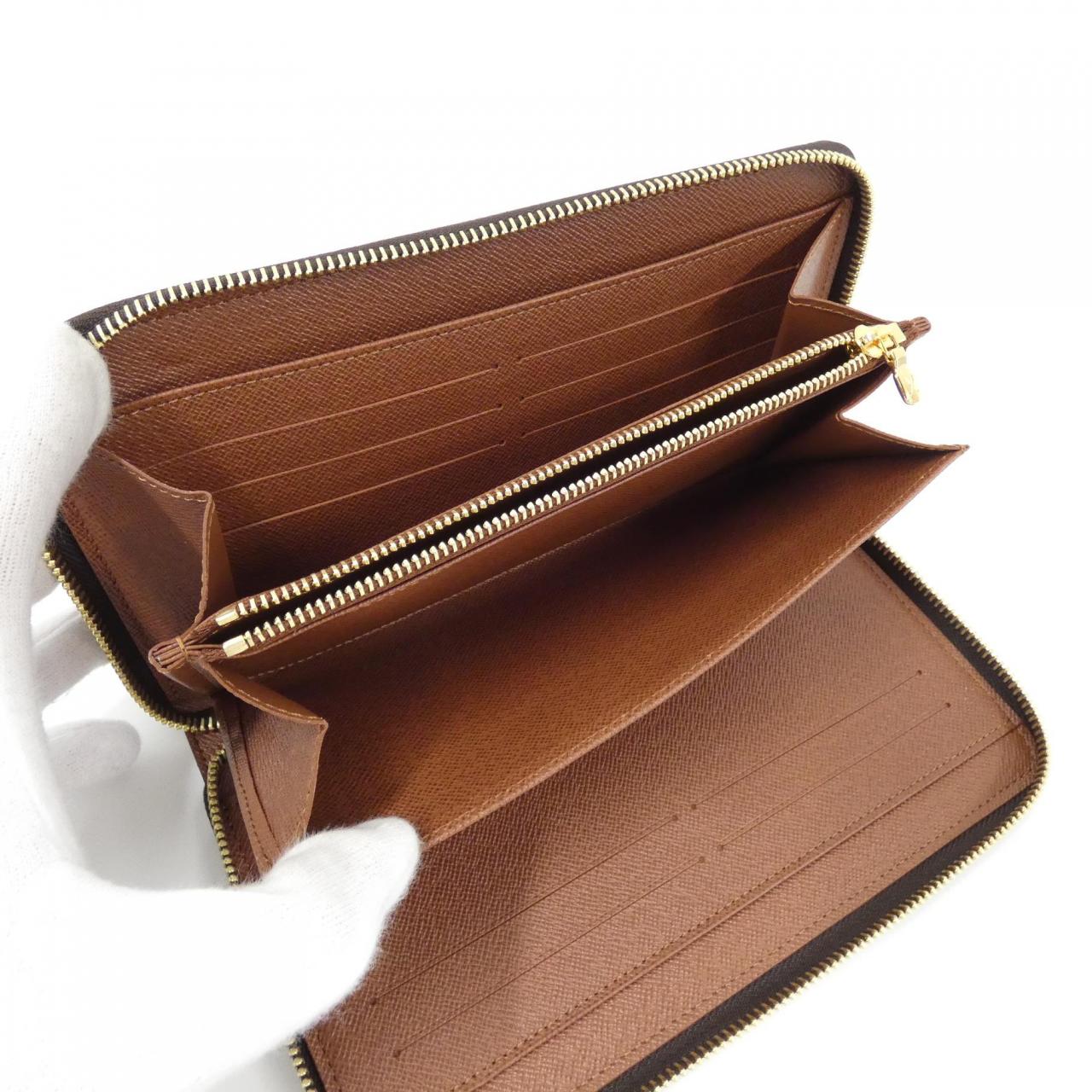 Autentico portafoglio LOUIS VUITTON Monogram Zippy Organizer