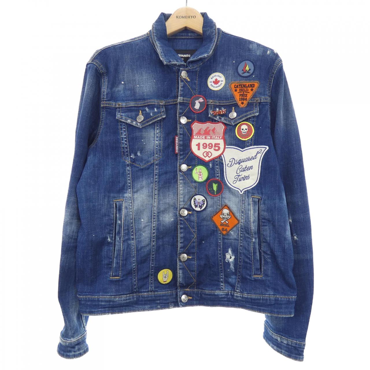 コメ兵 ディースクエアード Dsquared2 デニムジャケット ディースクエアード メンズファッション アウター ジャケット デニム ジャケット 公式 日本最大級のリユースデパートkomehyo