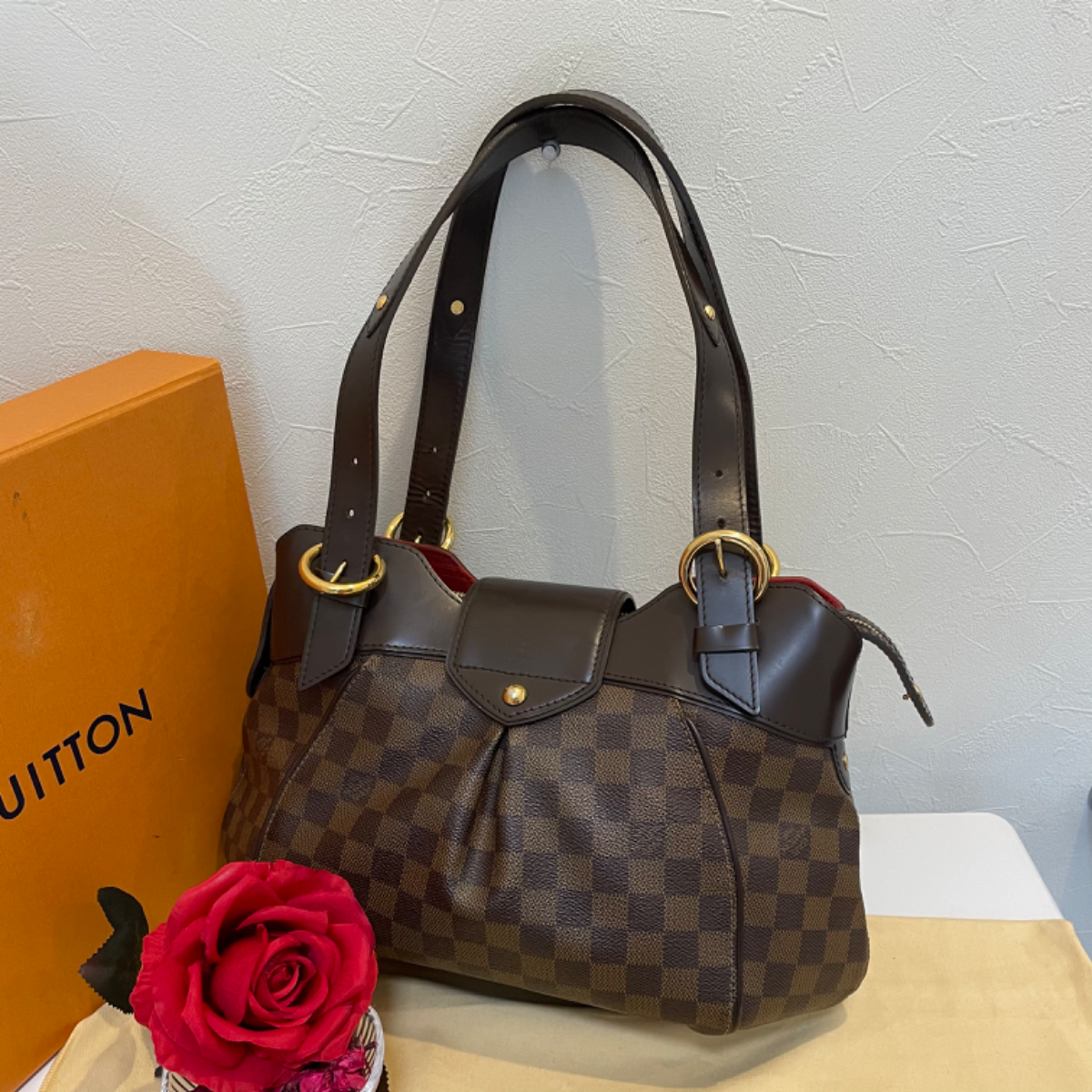 すので LOUIS VUITTON - ルイヴィトン バッグ ダミエ システィナの通販