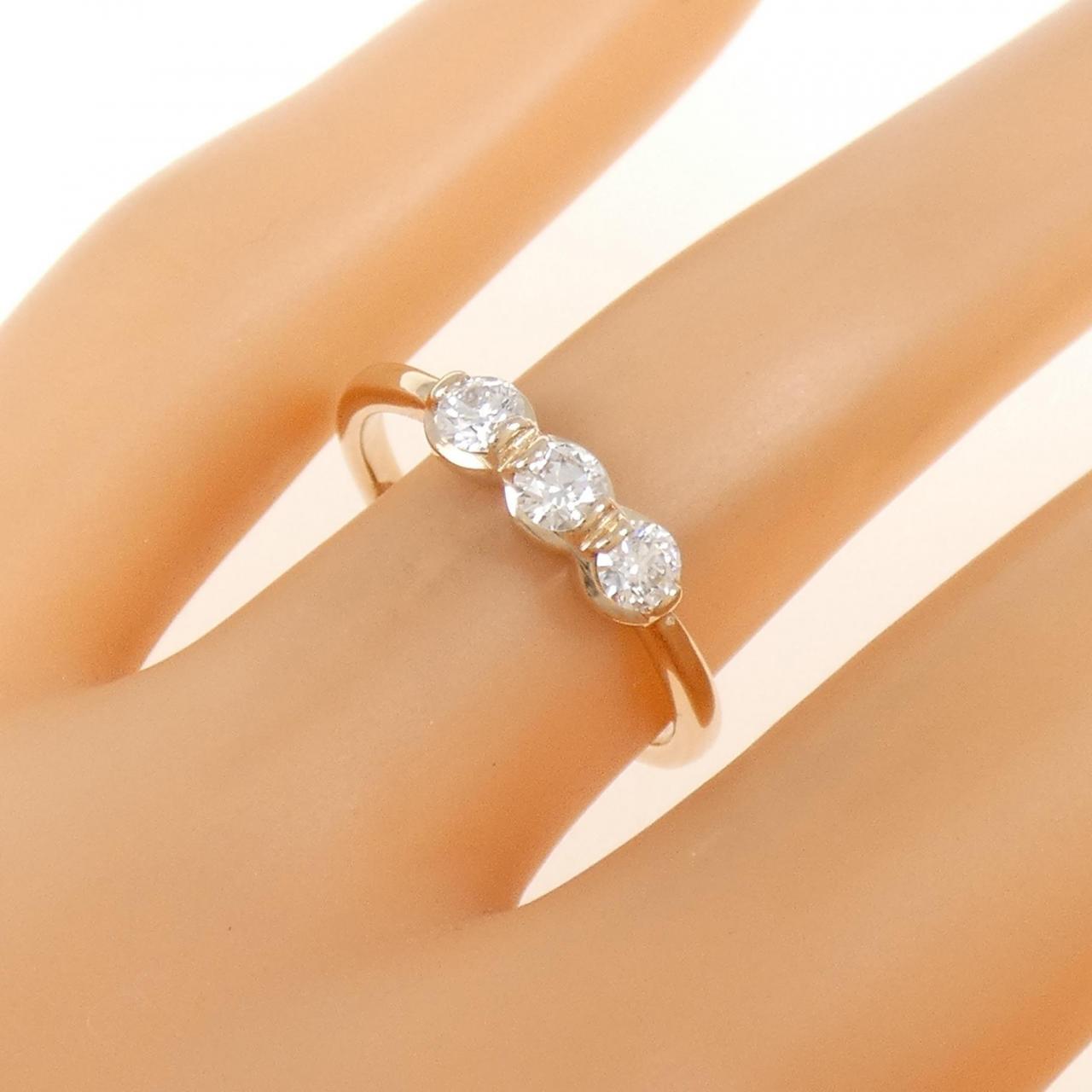 ダイヤモンド K18PG Authentic K18PG Diamond Ring 0.40CT #260-007-289-1841 | eBay