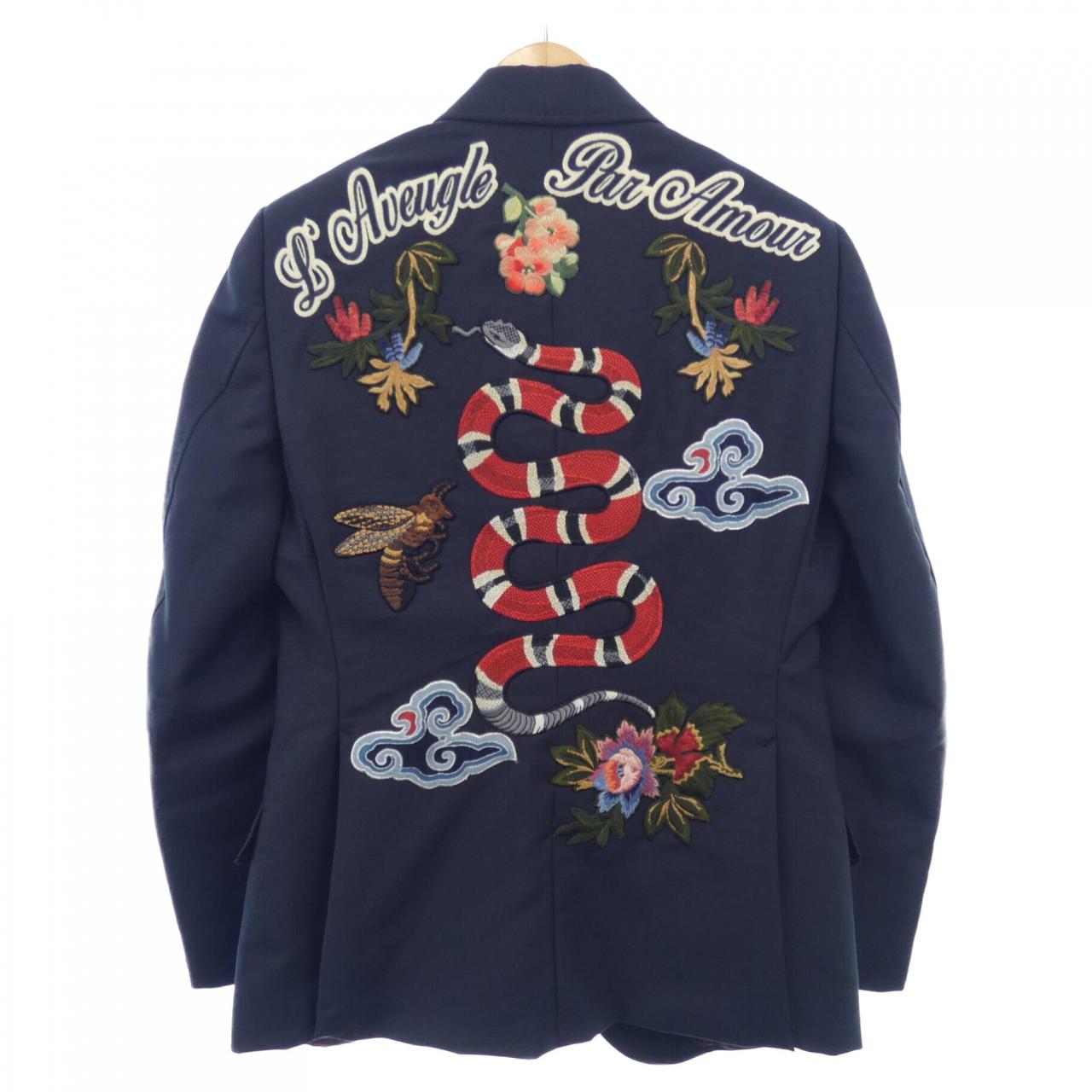 コメ兵 グッチ Gucci ジャケット グッチ メンズファッション アウター ジャケット ジャケット 公式 日本最大級のリユースデパートkomehyo