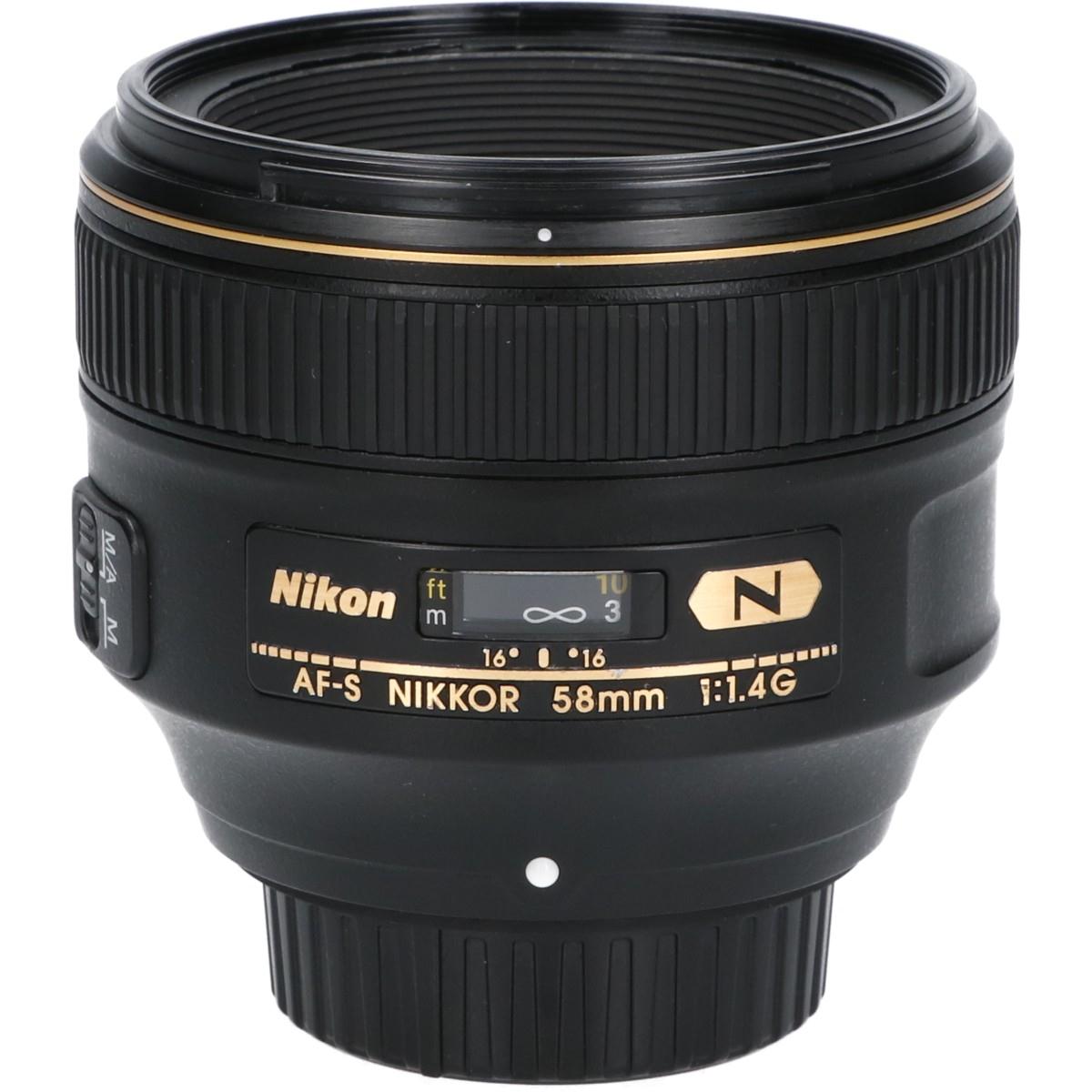 Nikon ニコン/交換レンズ/AF-S 58mm f1.4G/225529/ABランク/69【中古】 Nikon ニコン/交換レンズ/AF-S 58mm f1.4G/225529/ABランク/69