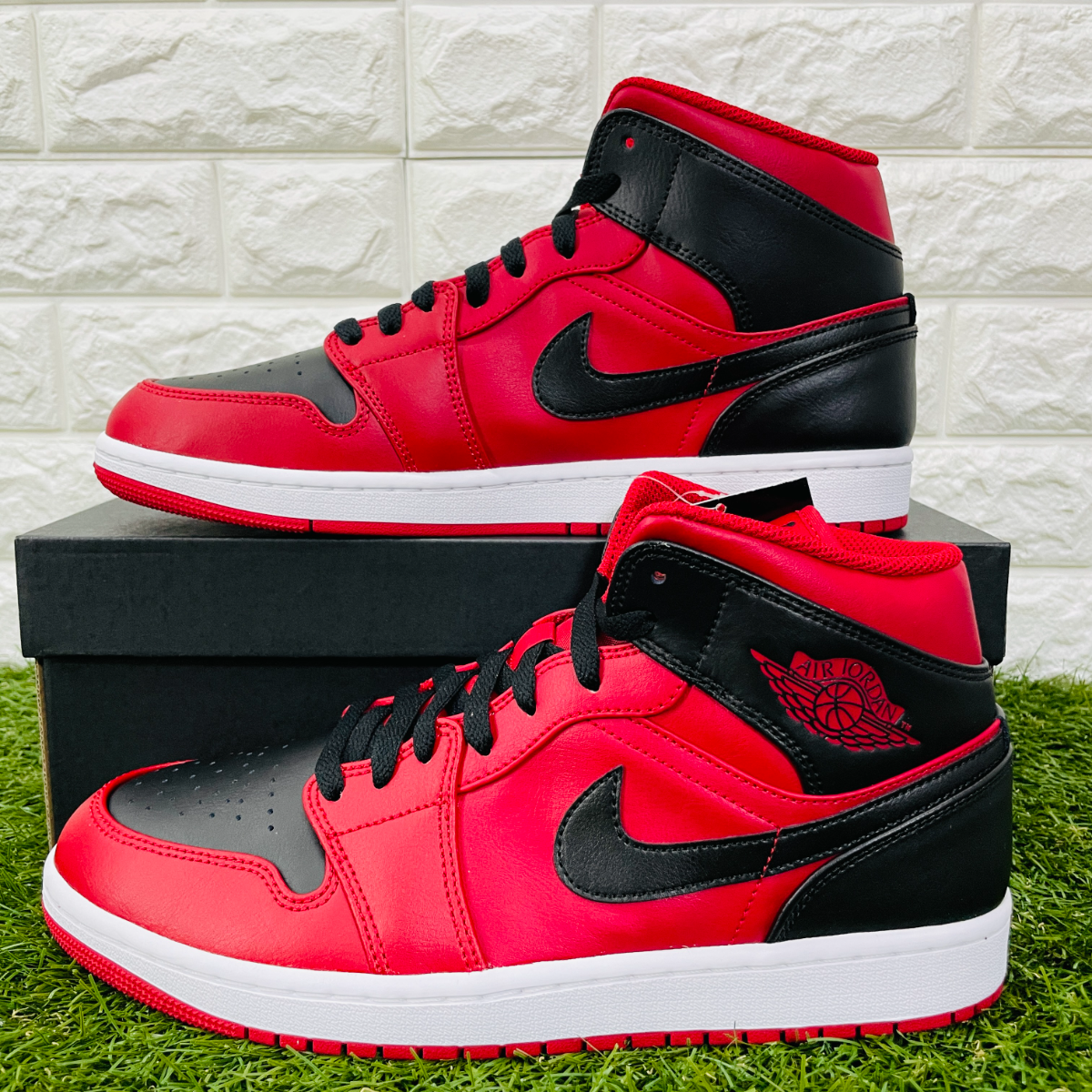 物品 NIKE AIR JORDAN 1 MID Bred スニーカー27.5cm ecousarecycling.com