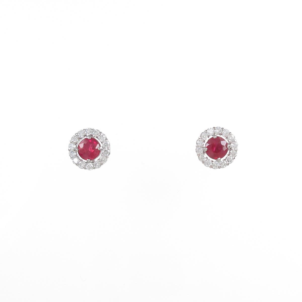 コメ兵 リメイク ｐｔ ルビーピアス ノーブランドジュエリー ピアス 公式 日本最大級のリユースデパートkomehyo