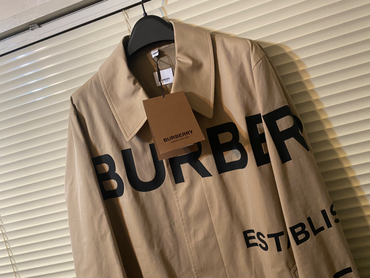 BURBERRY バーバリー ロゴ コート トレンチコート トレンチのフリマ 