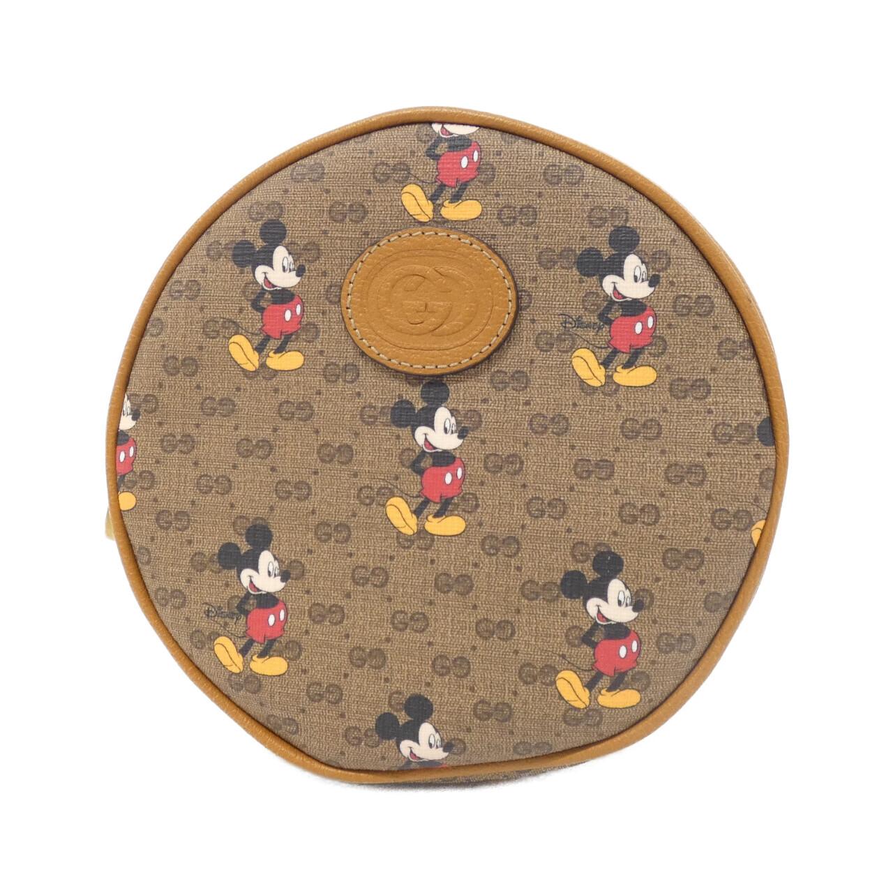 Gucci 603730 HWUBM Backpack Gucci Mickey Mouse Mini Backpack 603730 Brown Cloth ref  main image 4